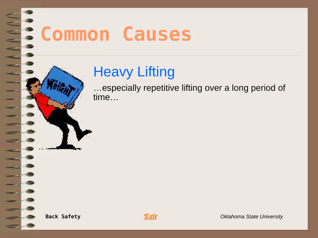 Presents … Environmental Health & Safety BACK - slide 23 of 48