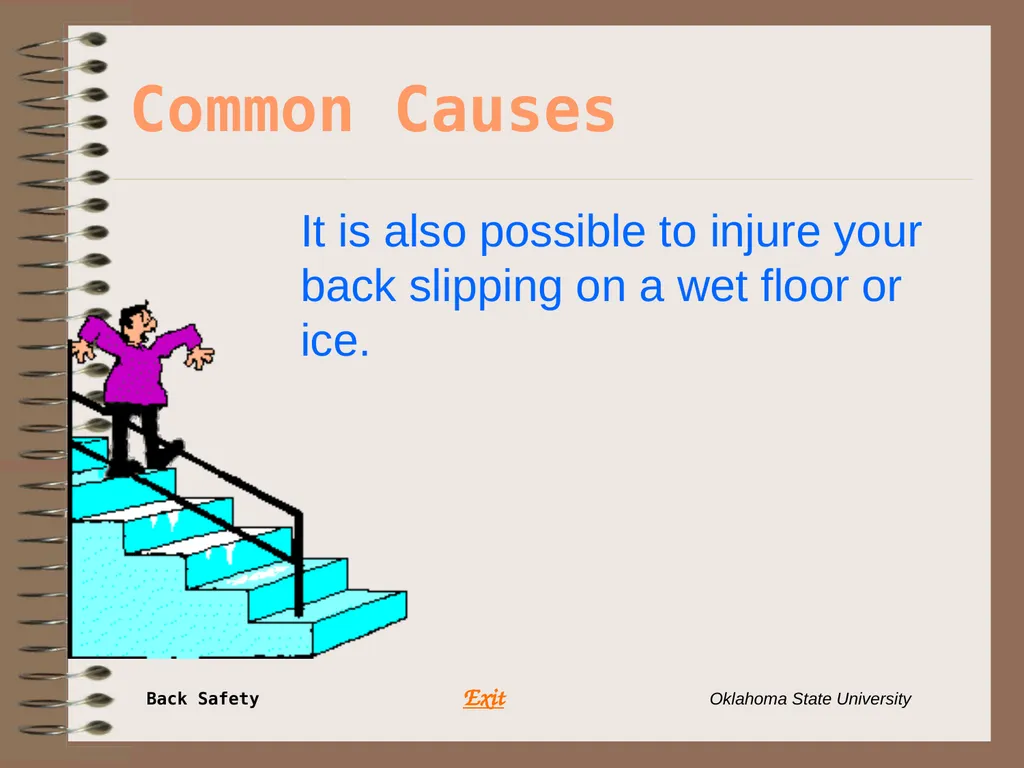 Presents … Environmental Health & Safety BACK - slide 29 of 48