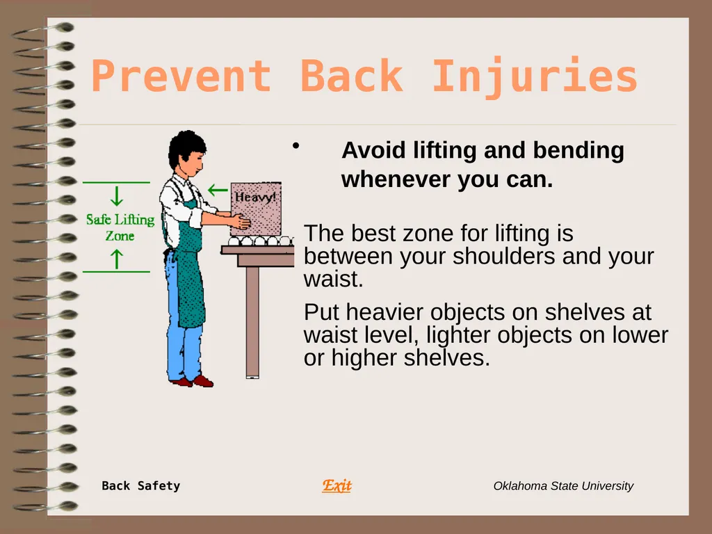 Presents … Environmental Health & Safety BACK - slide 35 of 48
