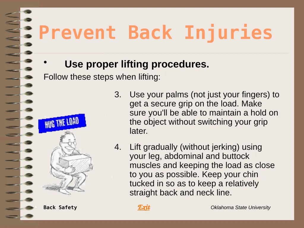 Presents … Environmental Health & Safety BACK - slide 40 of 48