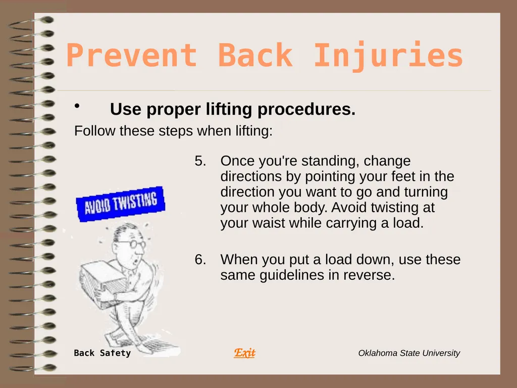 Presents … Environmental Health & Safety BACK - slide 41 of 48