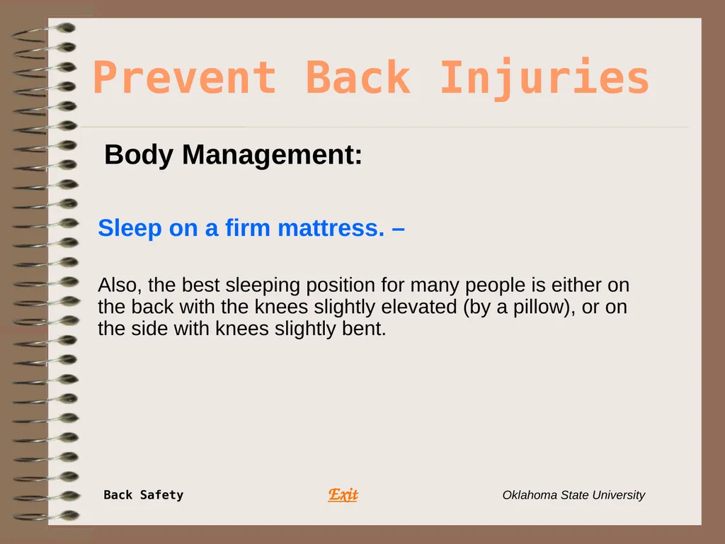 Presents … Environmental Health & Safety BACK - slide 47 of 48