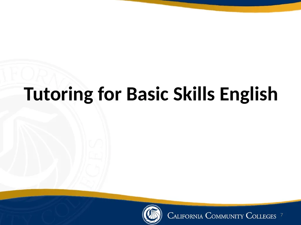 Impact of Tutoring on Basic Skills Math and - slide 7 of 13