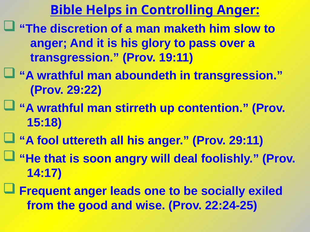 ANGER IN THE HOME ANGER IN THE HOME I. PROPER - slide 14 of 17