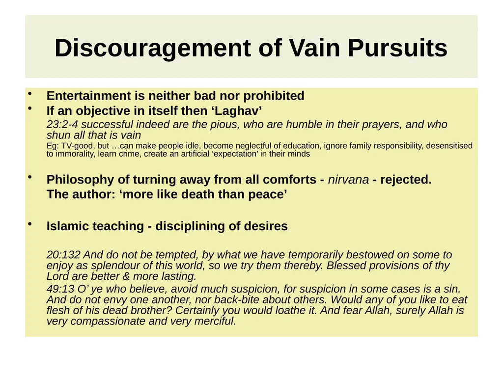 ISLAM’S RESPONSE TO CONTEMPORARY ISSUES Hazrat - slide 19 of 32
