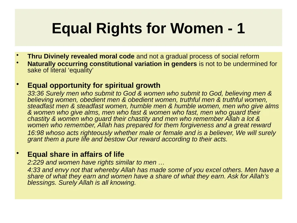 ISLAM’S RESPONSE TO CONTEMPORARY ISSUES Hazrat - slide 24 of 32