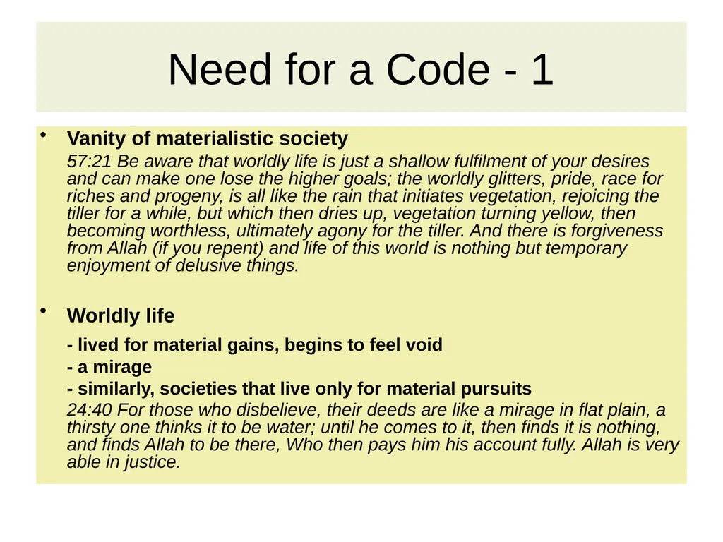 ISLAM’S RESPONSE TO CONTEMPORARY ISSUES Hazrat - slide 6 of 32