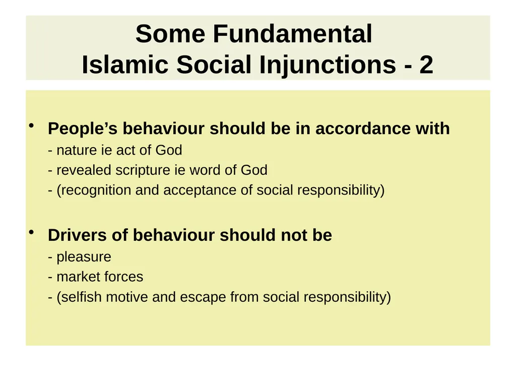 ISLAM’S RESPONSE TO CONTEMPORARY ISSUES Hazrat - slide 16 of 32