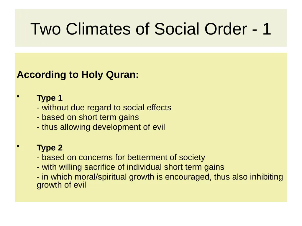 ISLAM’S RESPONSE TO CONTEMPORARY ISSUES Hazrat - slide 8 of 32