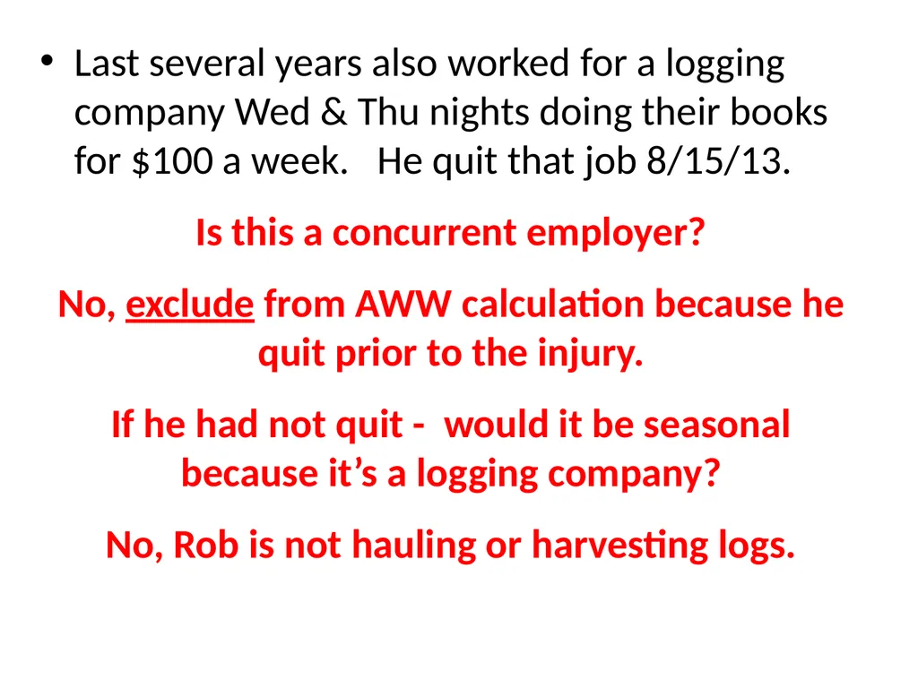 How Do We Calculate Rob’s AWW? Web Feb 2016 - slide 7 of 10