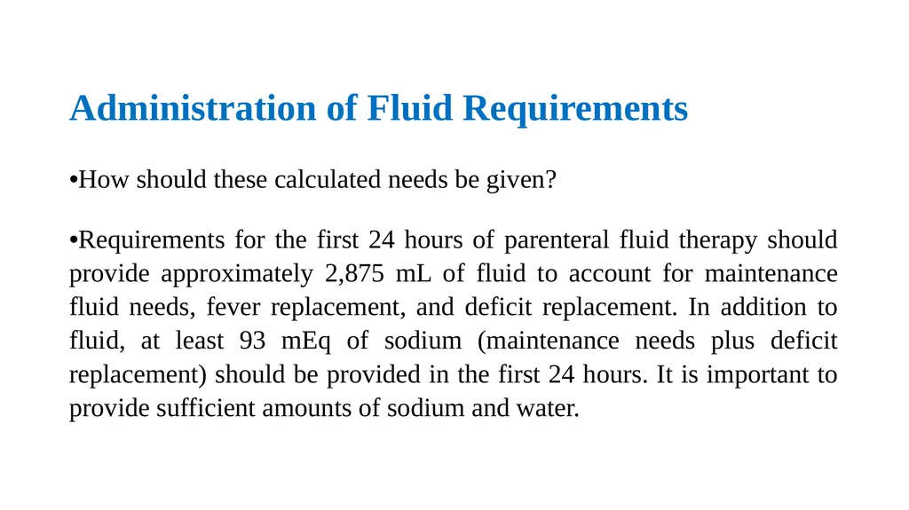 Pediatric Fluid and Electrolytes Dr. Haider Raheem - slide 18 of 21