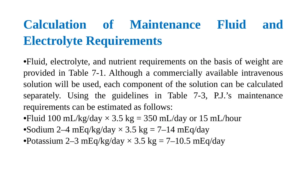 Pediatric Fluid and Electrolytes Dr. Haider Raheem - slide 6 of 21
