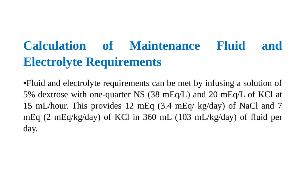 Pediatric Fluid and Electrolytes Dr. Haider Raheem - slide 7 of 21