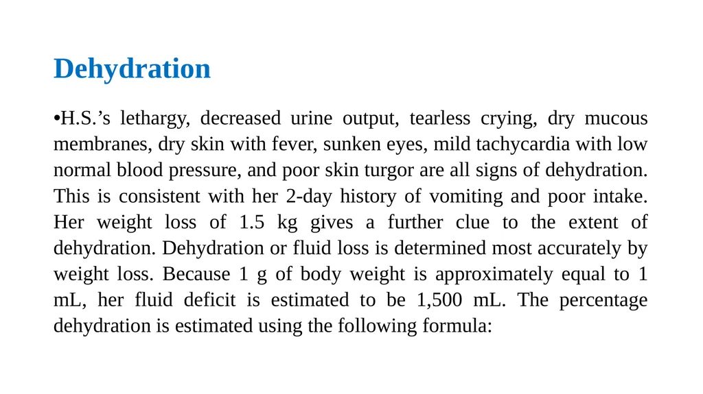 Pediatric Fluid and Electrolytes Dr. Haider Raheem - slide 10 of 21