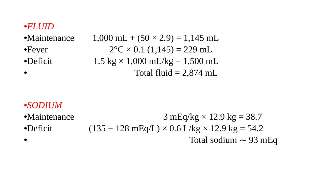 Pediatric Fluid and Electrolytes Dr. Haider Raheem - slide 15 of 21