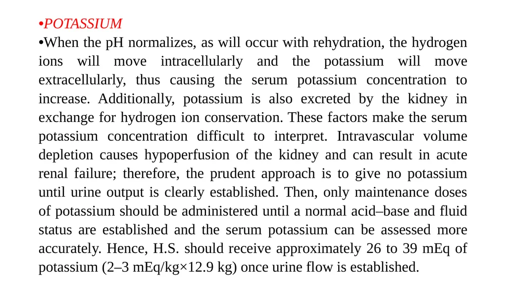 Pediatric Fluid and Electrolytes Dr. Haider Raheem - slide 17 of 21