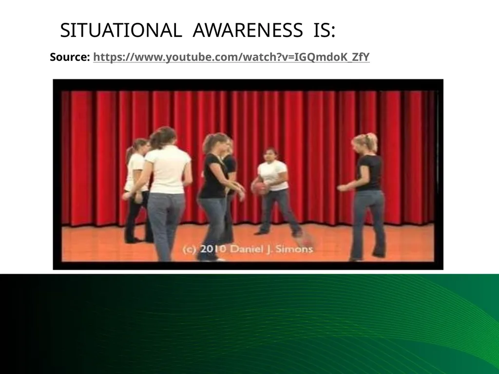 Situational Awareness This material was produced - slide 40 of 57
