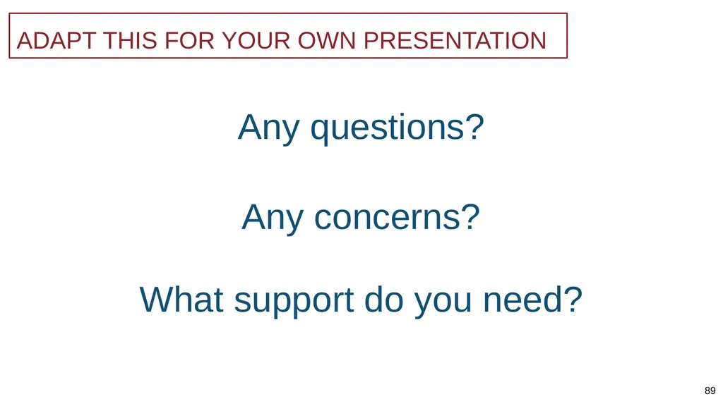 Teaching respectful relationships (primary), - slide 89 of 90