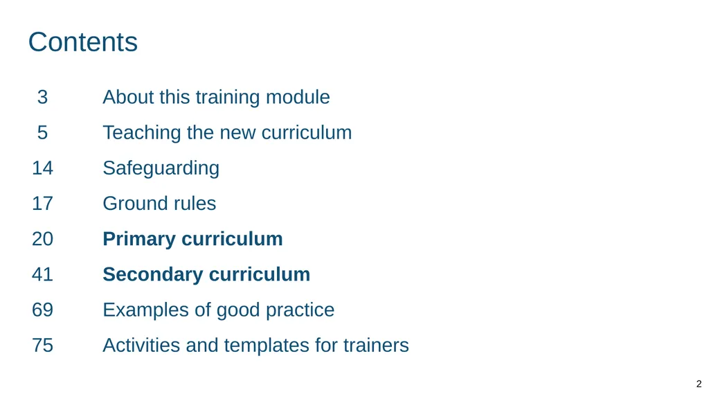 Teaching respectful relationships (primary), - slide 2 of 90