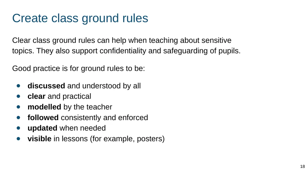 Teaching respectful relationships (primary), - slide 18 of 90