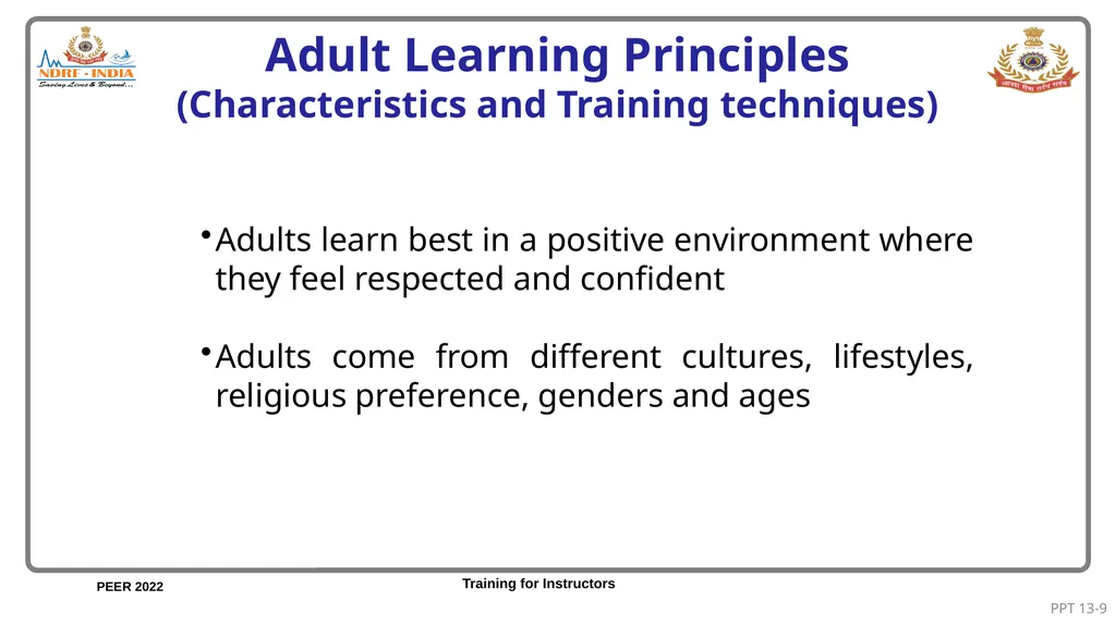Unit 13: Concepts in Adult Learning Unit - slide 9 of 15