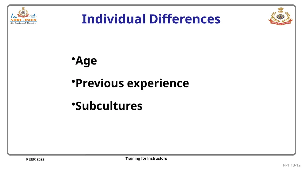 Unit 13: Concepts in Adult Learning Unit - slide 12 of 15