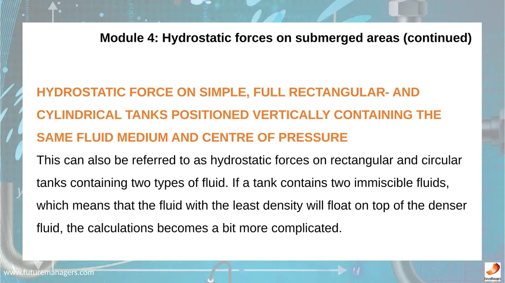 N5 Fluid Mechanics www.futuremanagers.com - slide 18 of 63