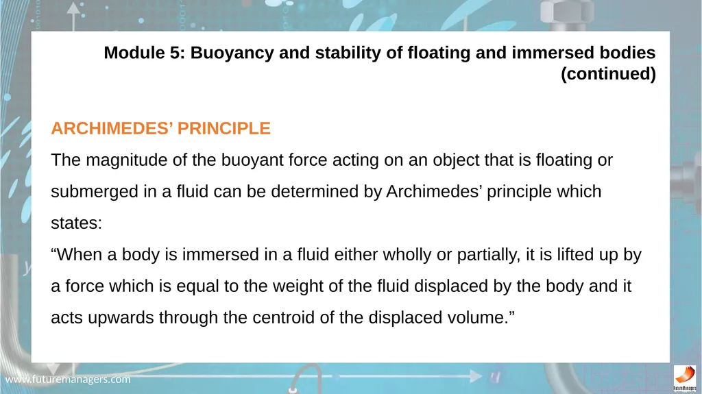 N5 Fluid Mechanics www.futuremanagers.com - slide 21 of 63