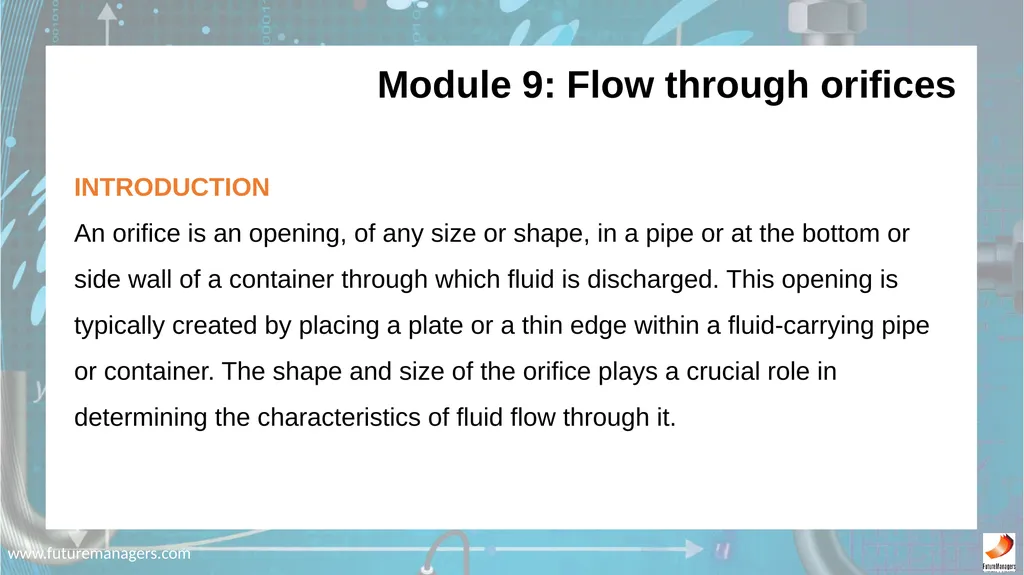 N5 Fluid Mechanics www.futuremanagers.com - slide 42 of 63