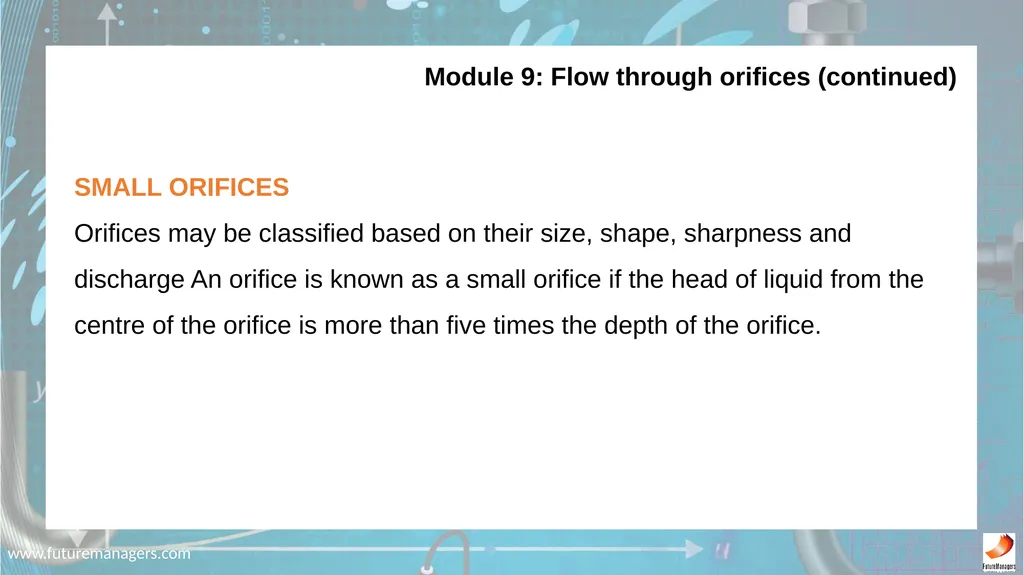 N5 Fluid Mechanics www.futuremanagers.com - slide 43 of 63