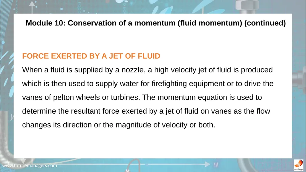 N5 Fluid Mechanics www.futuremanagers.com - slide 47 of 63