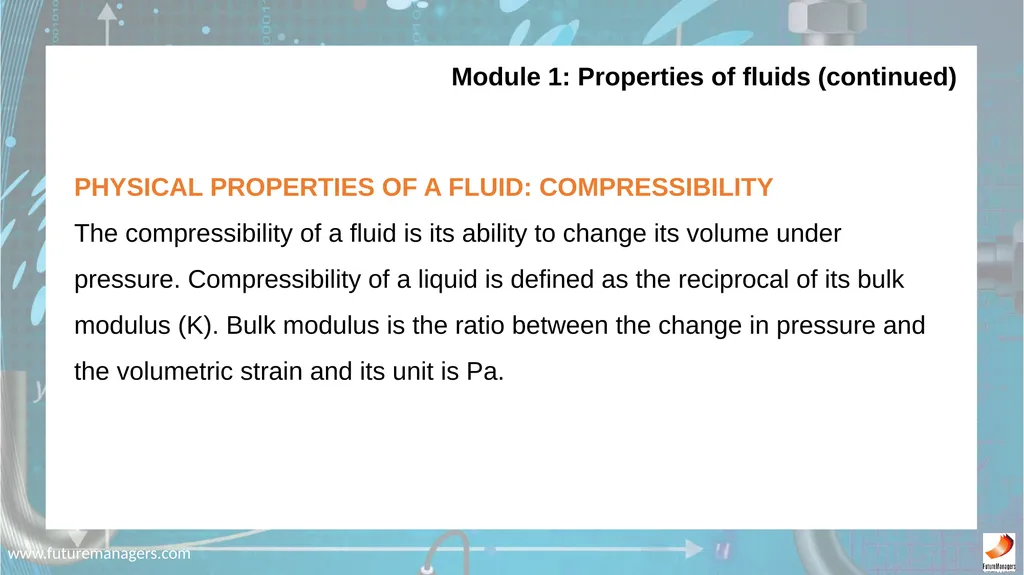 N5 Fluid Mechanics www.futuremanagers.com - slide 5 of 63