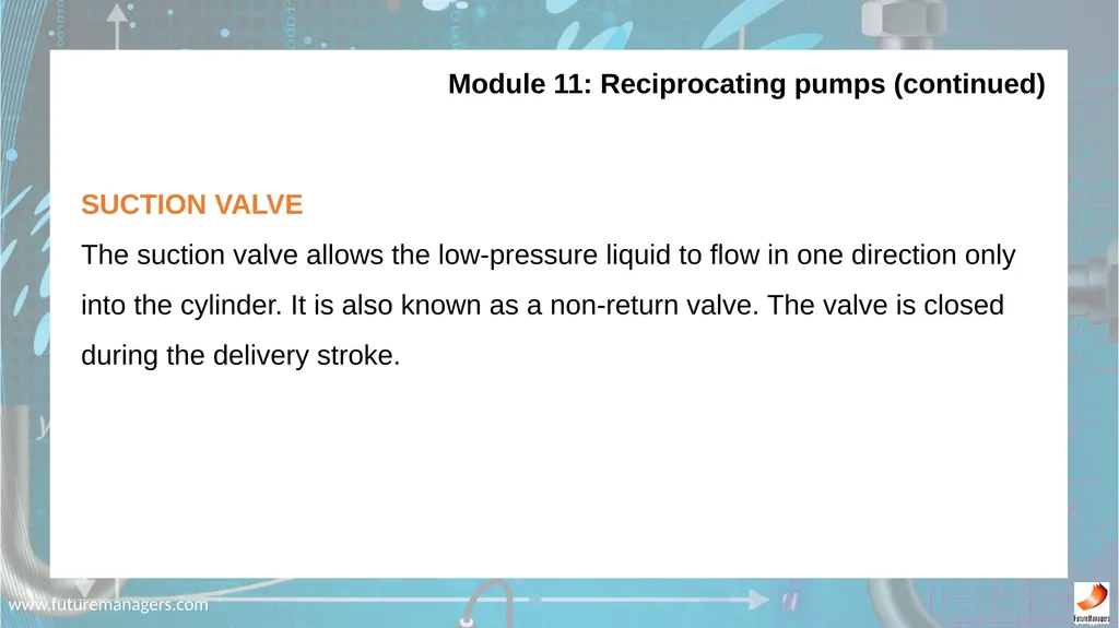 N5 Fluid Mechanics www.futuremanagers.com - slide 57 of 63