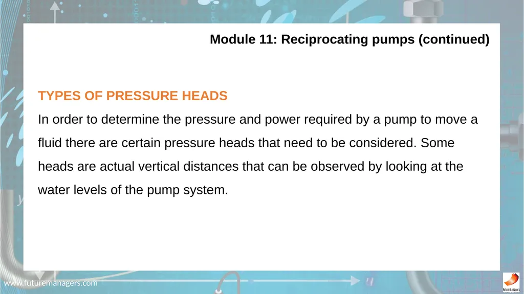 N5 Fluid Mechanics www.futuremanagers.com - slide 62 of 63