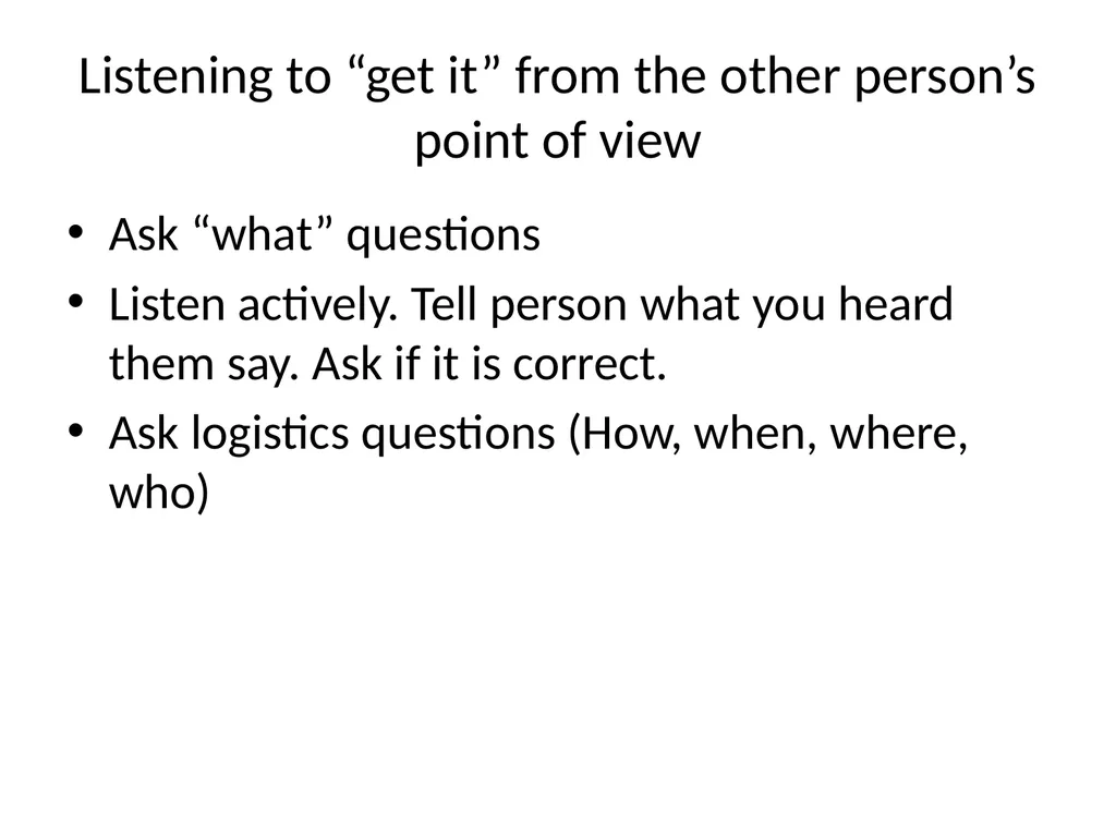 Peer Mentor Training October, 2010 Thinking about - slide 8 of 10