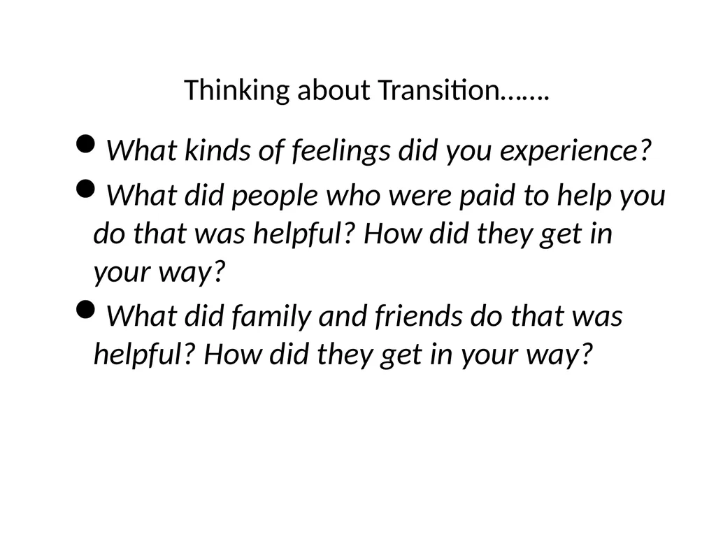 Peer Mentor Training October, 2010 Thinking about - slide 2 of 10