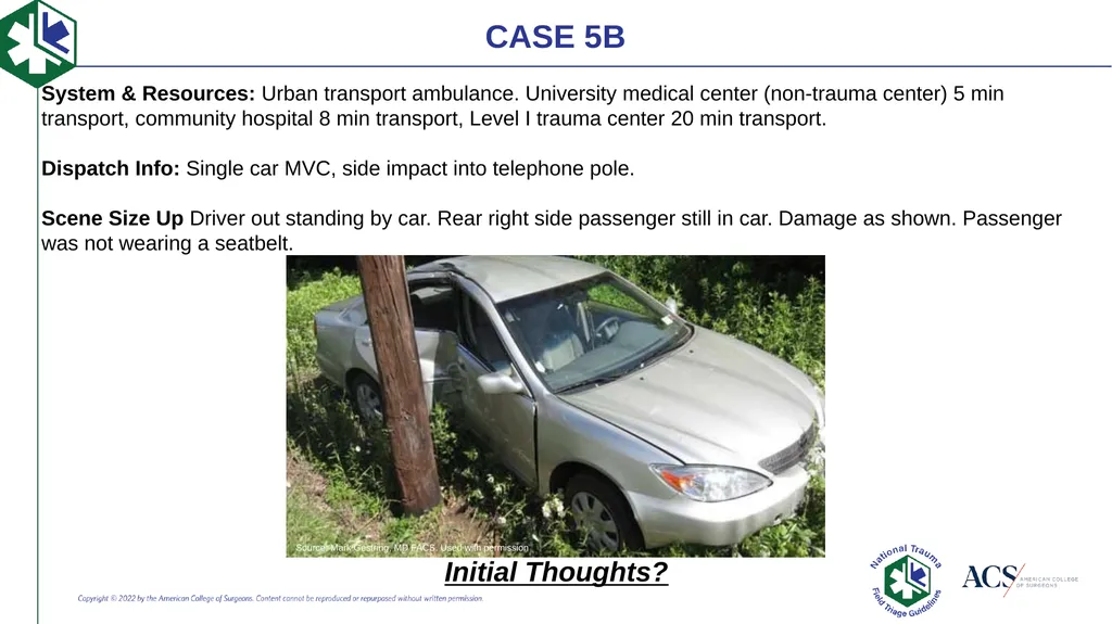 Case-Based Triage Scenarios Target Audience: New - slide 26 of 35