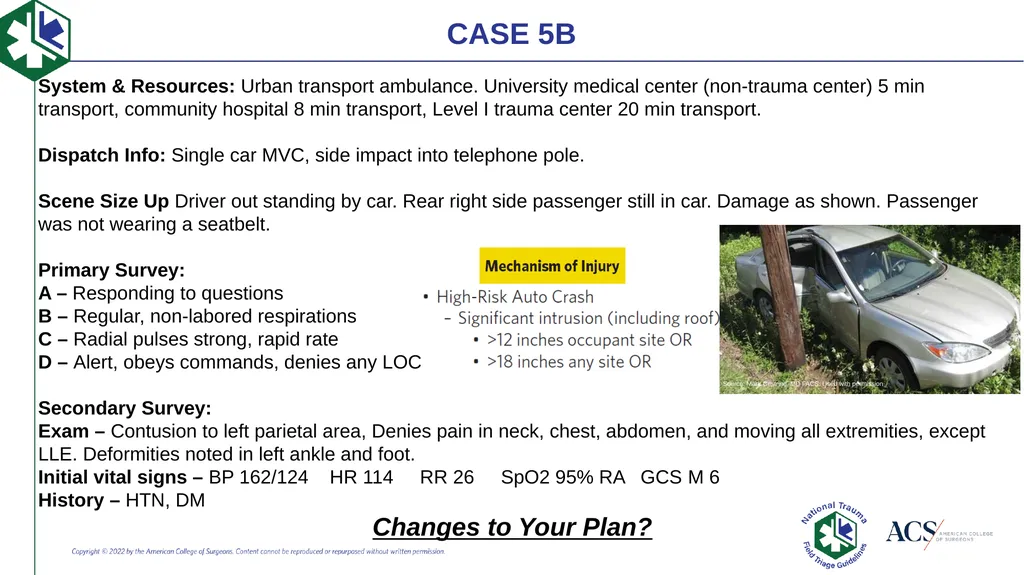Case-Based Triage Scenarios Target Audience: New - slide 28 of 35