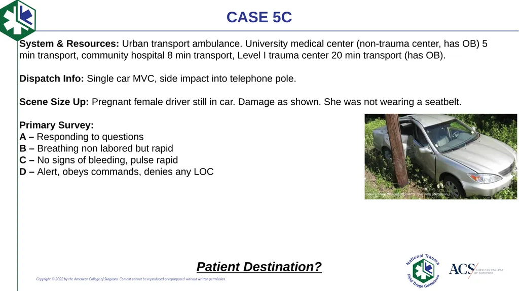 Case-Based Triage Scenarios Target Audience: New - slide 30 of 35