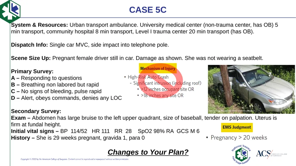 Case-Based Triage Scenarios Target Audience: New - slide 31 of 35
