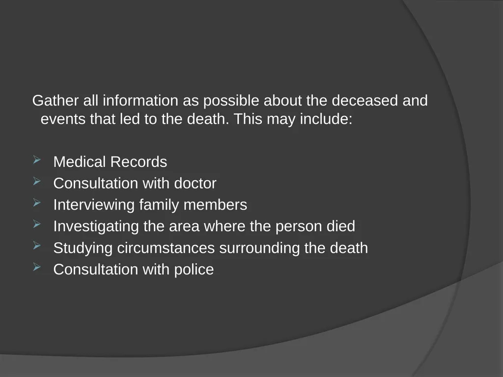 AUTOPSIES Autopsy; also called necropsy, - slide 9 of 21