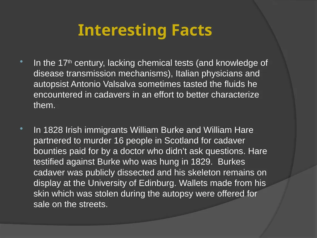 AUTOPSIES Autopsy; also called necropsy, - slide 20 of 21