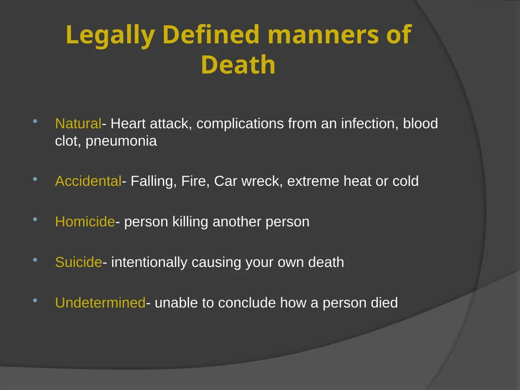 AUTOPSIES Autopsy; also called necropsy, - slide 7 of 21