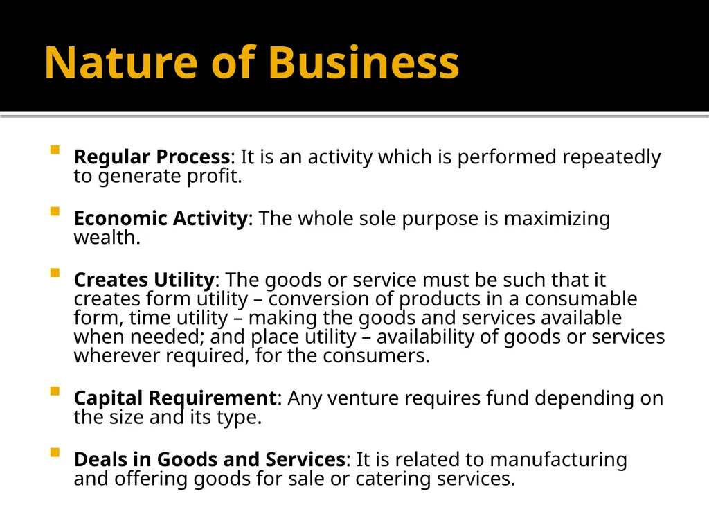 Business System Unit-1 Business Definition: - slide 5 of 31