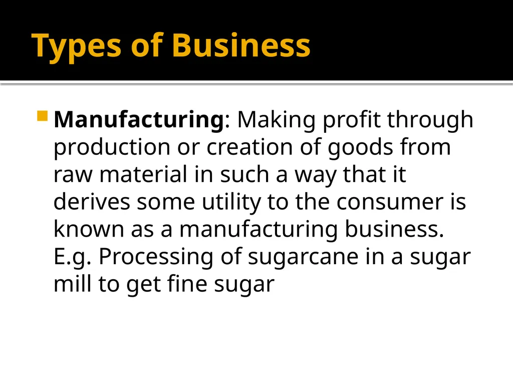 Business System Unit-1 Business Definition: - slide 11 of 31