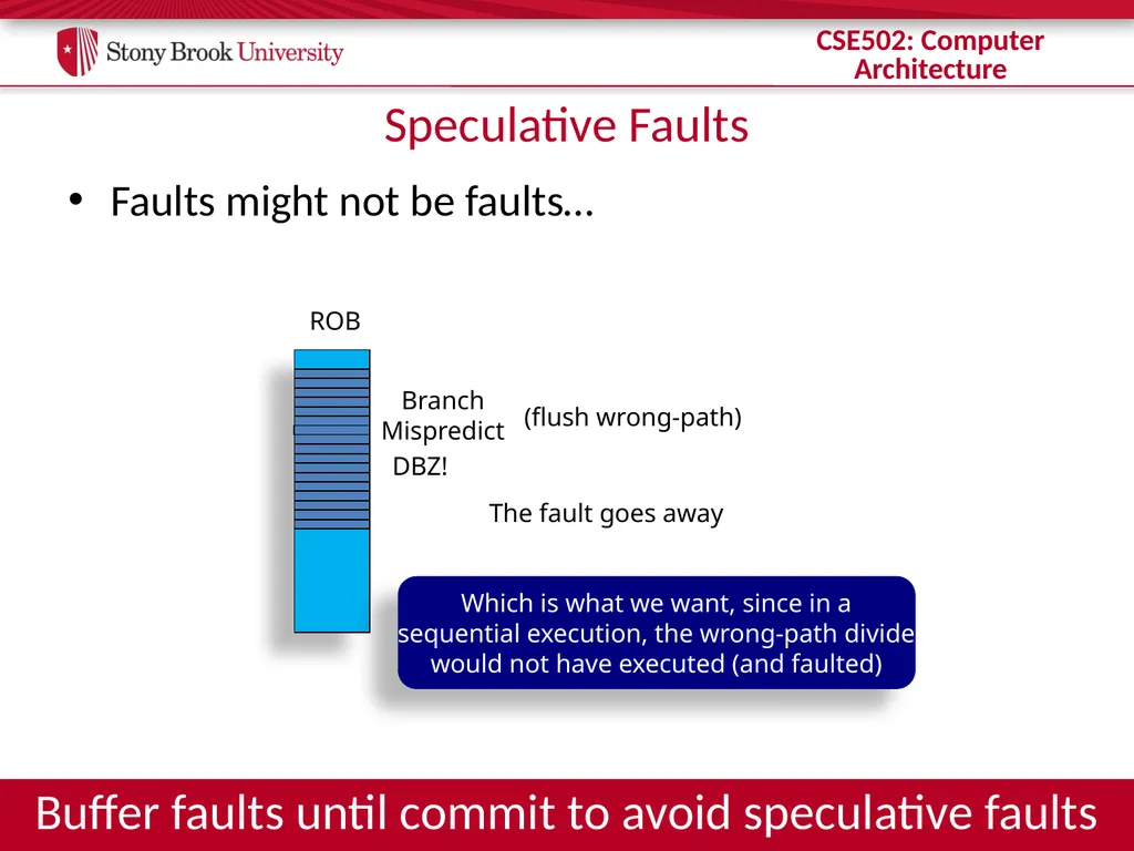 CSE 502: Computer Architecture Instruction Commit - slide 14 of 26