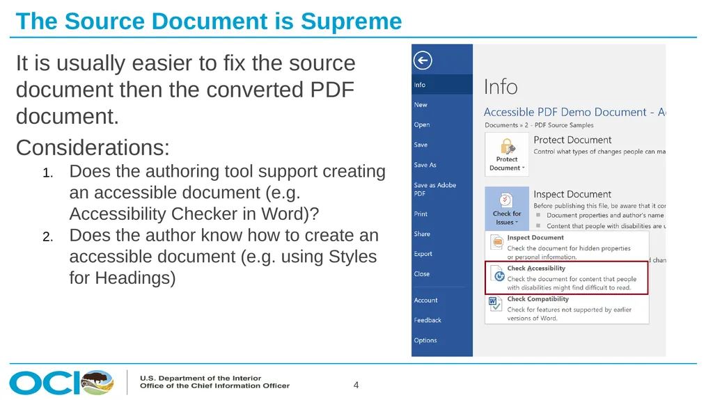 Making Maps Accessible in PDF Documents Rob - slide 4 of 16