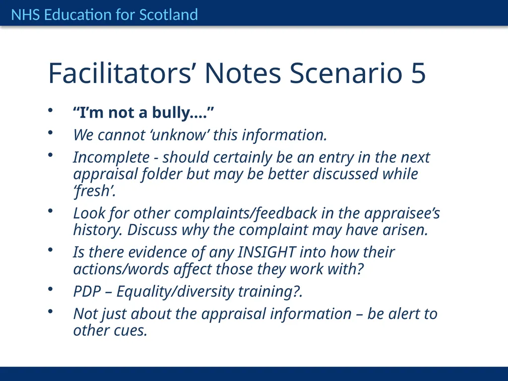 Tricky Appraisals Dr Niall Cameron, National - slide 19 of 22