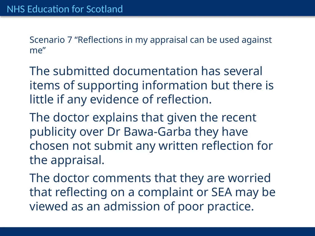 Tricky Appraisals Dr Niall Cameron, National - slide 20 of 22