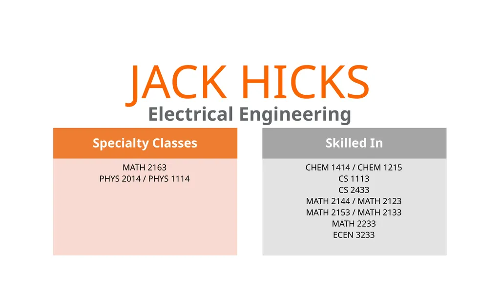 AVERY ACORD Civil Engineering JACK HICKS - slide 2 of 14
